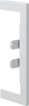 Wall cover plate for BRA 68x170mm lid 120mm of sheet steel in traffic white BRA65170WB9016 | 4012740019194