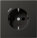 SCHUKO socket with USB type C AL1520-18CAN | 4011377214019