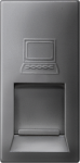 DELTA m-system Modular jack socket CAT5 RJ45 8/8 with shutter carbon metallic www.siemens.com/delta. Siemens offers a comprehensive portfolio of protection, switching, measuring and monitoring devices, distribution systems as well as switches and soc ...