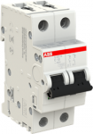 2P C 10A Miniature Circuit Breaker (MCB) S202M-C10 2CDS272001R0104 | 4016779550284