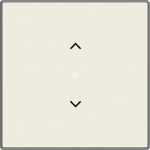 SRB-1-85BL - Cover plate - free@home / KNX 1-gang sensors - Blind - Soft White 2CLA852623A1101 | 8427238144979