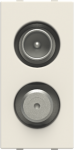 Insert/cover Sat 2 gang White - Zenit 2CLA215170N1101 | 8427238228068