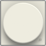 Color: Soft White.   Cover plate with rotatory knob for potentiometer: 8159.3 & 8159.5. 2CLA855900A1101 | 8427238166896