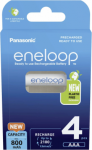 Batteries rechargeable ENELOOP AAA, 800 mAh, 4 pc(s) BK-4MCDE/4BE | 5410853064305