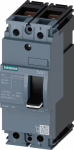 circuit breaker 3VA1 IEC frame 160 breaking capacity class N Icu=25kA @ 415 V 2-pole, line protection TM210,  ftfm, In=63A overload protection ir=63A fixed short circuit protection iI=10 x In busbar connection 3VA1163-3ED22-0AA0 | 4042948829394