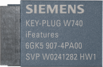 KEY-PLUG W740, Removable data storage medium for enabling of iFeatures for SCALANCE W in client mode, permits simple device replacement in event of fault and the recording of configuration data  or configuration and application data, For all SCALANCE ...
