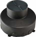DASAR&reg; PREMIUM DN160 Inground mounting pot, black 1000655 | 4024163189477