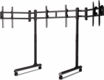 Next Level Racing Floor stand | Round Tube Freestanding Single Monitor Stand | Up to 3x43 " | Height adjustment, Tilt | Maximum weight (capacity) 50 kg | Black NLR-R011 | 850041503967