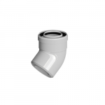 Kamino alkūnė koncentrinė 45&deg; DN80/125