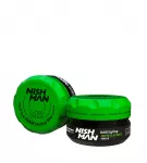 NISHMAN matn&yacute; stylingov&yacute; j&iacute;l 132 g Matte Clay Hair Styling Wax Keratin M2 Plaukų formavimo priemonė