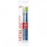 MEDIBLANC Ultra Soft Toothbrush Grey/Blue 2 pcs