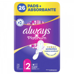 Always Ultra Platinum Super sanitary napkins 26 pcs