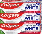 Colgate Advanced White Baking Soda & Volcanic Ash Trio Whitening Toothpaste 3 x 75 ml 75ml