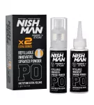 NISHMAN objemov&yacute; stylingov&yacute; pudr 20 + 20 g Refillable Sprayed Powder Plaukų formavimo priemonė