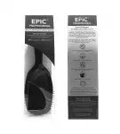 Wet Brush hairbrush black EPIC Deluxe Detangler Plaukų &scaron;epetys Plaukų &scaron;ukavimo įrankis