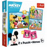 DISNEY TREFL  &bdquo;Peliukas Mikis" 30+ 48+ 24 memo kortelės dėlionė-žaidimas