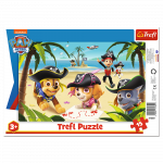 PAW PATROL TREFL  dėlionė &bdquo;&Scaron;uniukai-patruliai&ldquo;, 15 det.