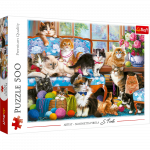 TREFL PUZZLES TREFL Dėlionė &bdquo;Katės&ldquo;, 500 det.