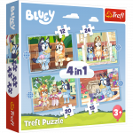 TREFL BLUEY 4 dėlionių rinkinys