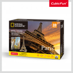 CUBIC FUN CUBICFUN 3D dėlionė &bdquo;NatGeo: Eifelio bok&scaron;tas&ldquo;