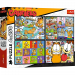 TREFL GARFIELD 4x250 det. dėlionių rinkinys &bdquo;Garfieldas&ldquo;