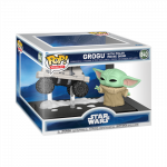 FUNKO POP! Vinilinė figūrėlė: Mandalorian & Grogu - Grogu with Polar Mouse Droid (Moment)