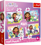 GABBY&acute;S DOLLHOUSE TREFL  Dėlionių rinkinys