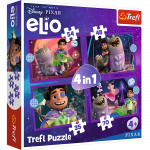 TREFL  DISNEY ELIO 4 dėlionių rinkinys