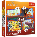 TREFL DISNEY 4 dėlionių rinkinys &bdquo;Liūtas karalius&ldquo;