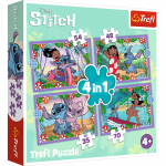 STITCH TREFL  4 dėlionių rinkinys &bdquo;Lilo&&ldquo;