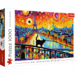 TREFL PUZZLES TREFL Dėlionė &bdquo;Katė Paryžiuje&ldquo;, 1000 det.