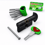 Cilindras SECUREMME TOP Security  (65mm ilgio su užsuka)