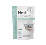 Brit GF Veterinary Diets kons. katėms mai&scaron;. Urinary and Stress Relief 85g
