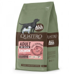 Quattro Adult All Breed With Salmon maistas &scaron;unims 12 kg