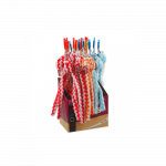 Žaislas katei su virve ir pele su ilga uodega