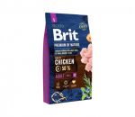 Brit Premium By Nature Adult S sausas maistas &scaron;unims 1kg. - 8kg. 3 kg