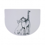 TRIXIE Pussy Cat Kilimėlis dubenėliams, 40&times;30 cm, baltas