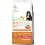 NATURAL TRAINER NT DOG SENSITIVE NO GLUTEN PUPPY&JUNIOR M/M SALMON (la&scaron;i&scaron;a) 12kg.