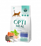 Optimeal&trade; VISAVERTIS SAUSAS PA&Scaron;ARAS STERILIZUOTOMS KATĖMS IR KASTRUOTIEMS KATINAMS &ndash; LA&Scaron;I&Scaron;A 700g - 10kg. 700 g