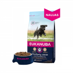 Eukanuba Large visavertis pa&scaron;aras didelių veislių jauniems &scaron;uniukams su vi&scaron;tiena 15kg