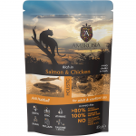 AMBROSIA Cat Adult Sterilized Salmon & Chicken 85g konservai katėms su la&scaron;i&scaron;a ir vi&scaron;tiena