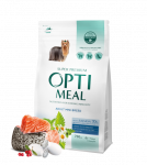 Optimeal&trade; Visavertis sausas gyvūnų pa&scaron;aras miniatiūrinių veislių suaugusiems &scaron;unims su dideliu kiekiu la&scaron;i&scaron;os 700g.