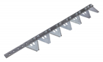 AH168902 Galinis pjovimo segmentas EASY CUT II / RADURA, 11 tpi / RASSPE Germany