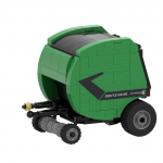 Žaislas konstruktorius BRIXIES Plus 222.725 ritinių presas Deutz-Fahr WrapMaster