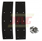 JAG08-0502 Stabdžių kaladėlių komplektas, skirtas Claas (2 vnt. + kniedės) 50x200mm