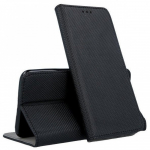 Juodas atverčiamas dėklas "Smart Magnet" telefonui Samsung Galaxy A16 4G / A16 5G