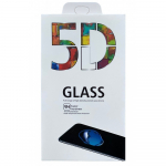 LCD apsauginis grūdintas stiklas juodais kra&scaron;teliais "5D Full Glue" telefonui Samsung Galaxy S25