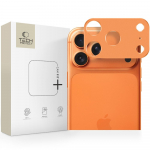 Oranžinės spalvos kameros apsauga "Tech-Protect Camalloy Fit+" telefonui Apple iPhone 17 Pro Max