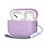 Levandų ausinių dėklas "Tech-Protect Silicone" skirtas Apple Airpods Pro 3