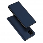 Tamsiai mėlynas, atverčiamas dėklas "Dux Ducis Skin Pro" telefonui iPhone 15 Pro